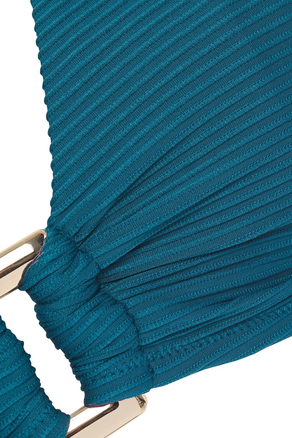 HEIDI KLEIN Embellished ribbed bikini top