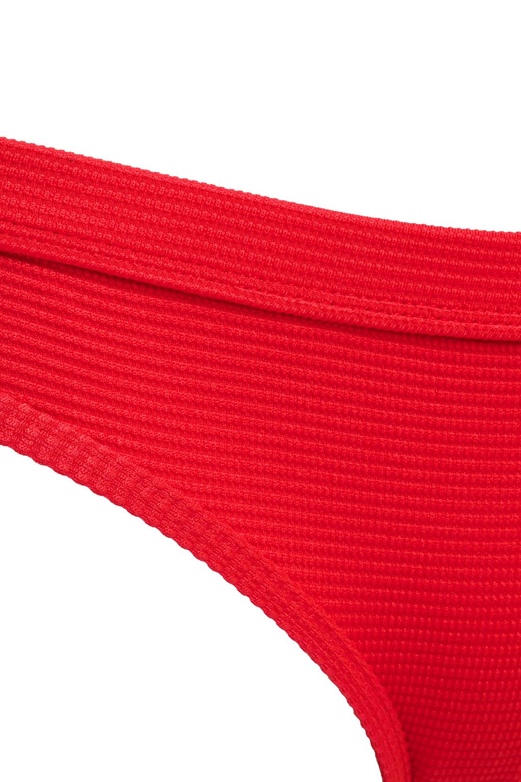 DUSKII Stretch-piqué mid-rise bikini briefs