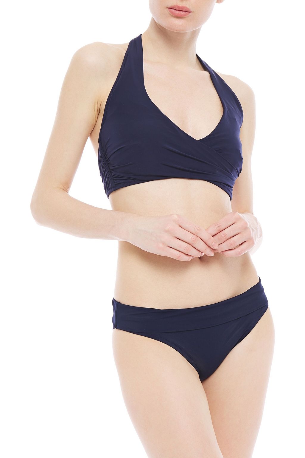 HEIDI KLEIN Body wrap-effect halterneck bikini top