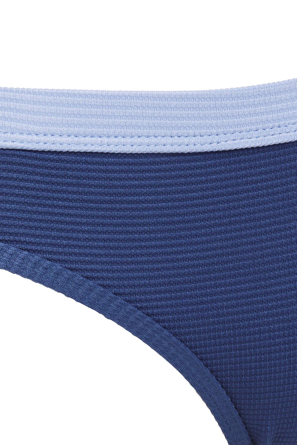 DUSKII Stretch-piqué mid-rise bikini briefs