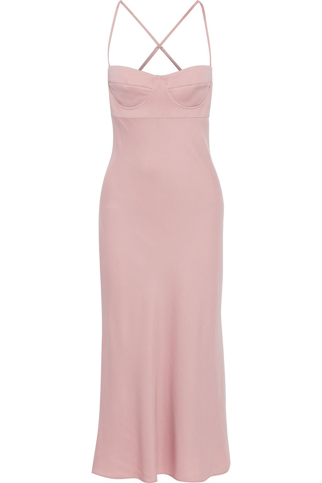 michelle mason bustier midi dress