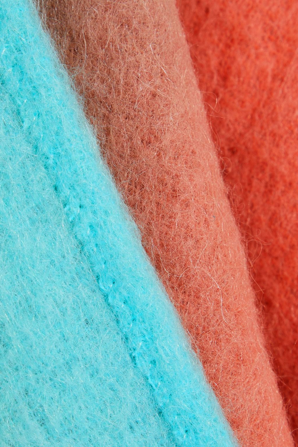 ACNE STUDIOS Kelow fringed dégradé brushed knitted wrap