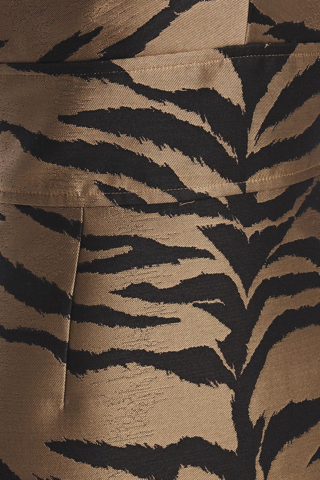 CAROLINA HERRERA Tiger-jacquard dress