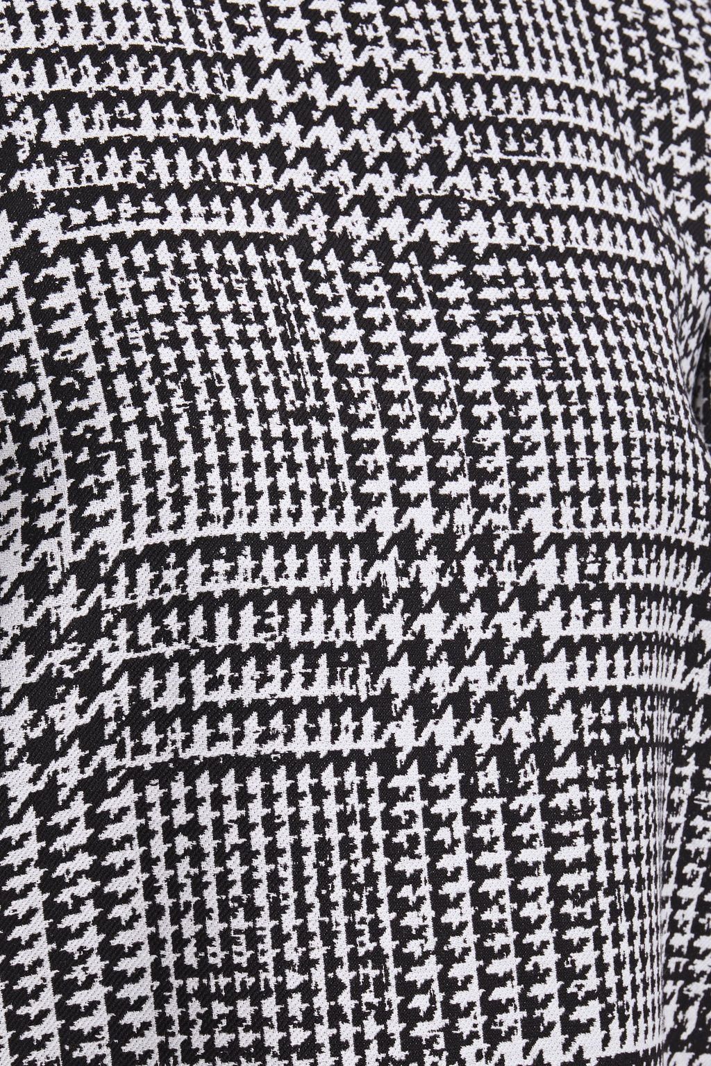CAROLINA HERRERA Prince of Wales checked wool and silk-blend mini dress