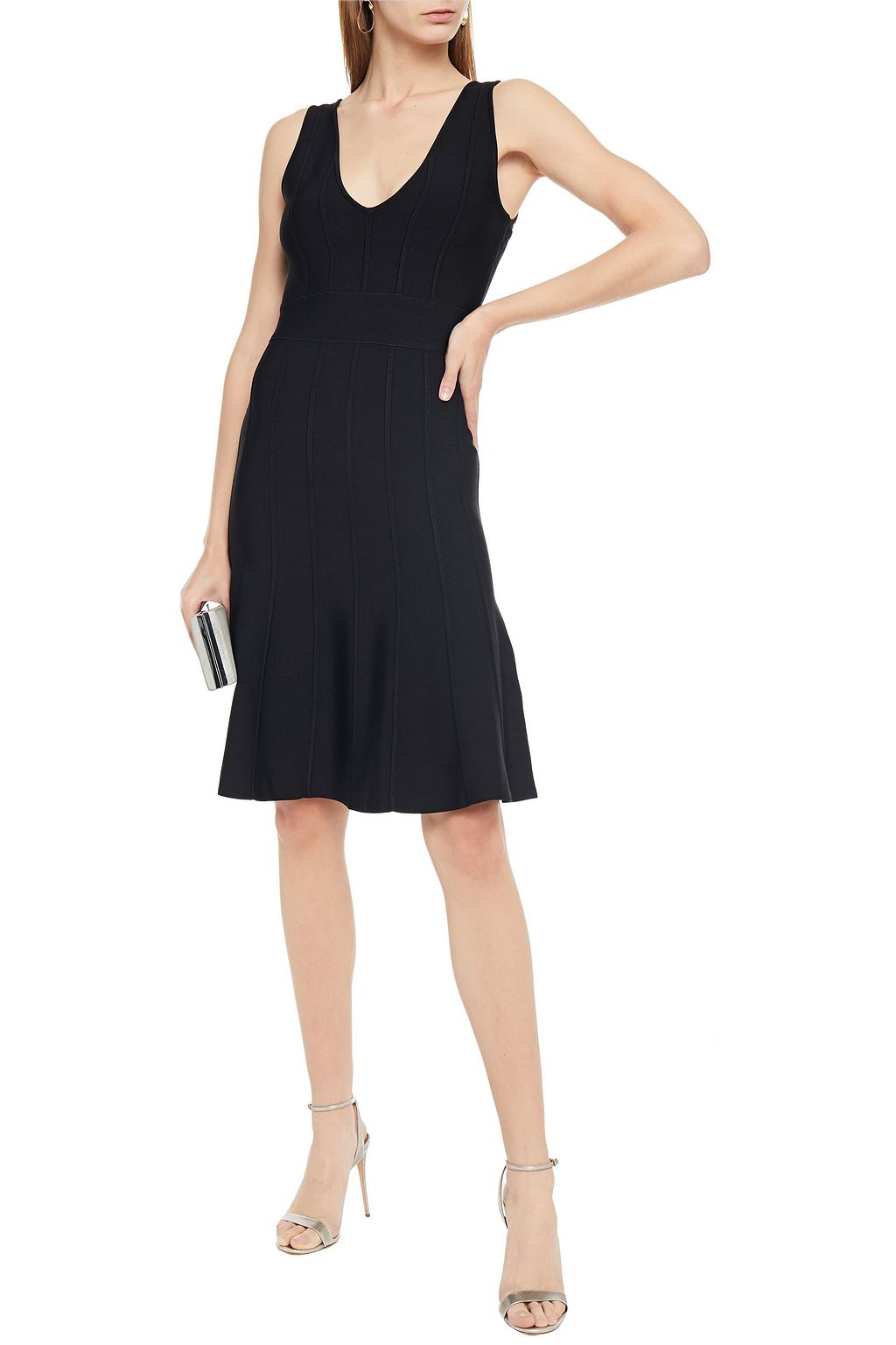 HERVÉ LÉGER Fluted bandage dress