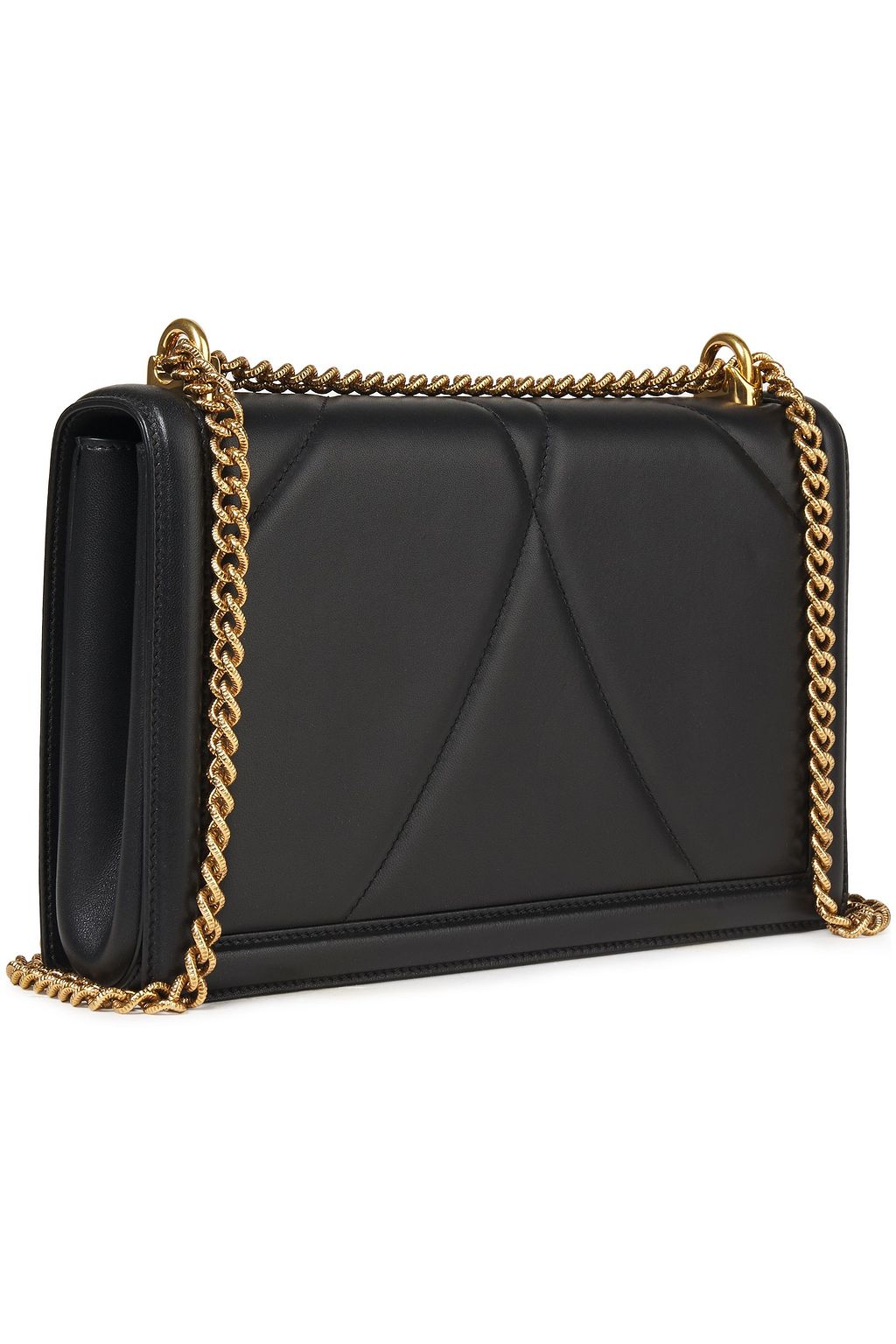 DOLCE&GABBANA Devotion embellished quilted leather shoulder bag