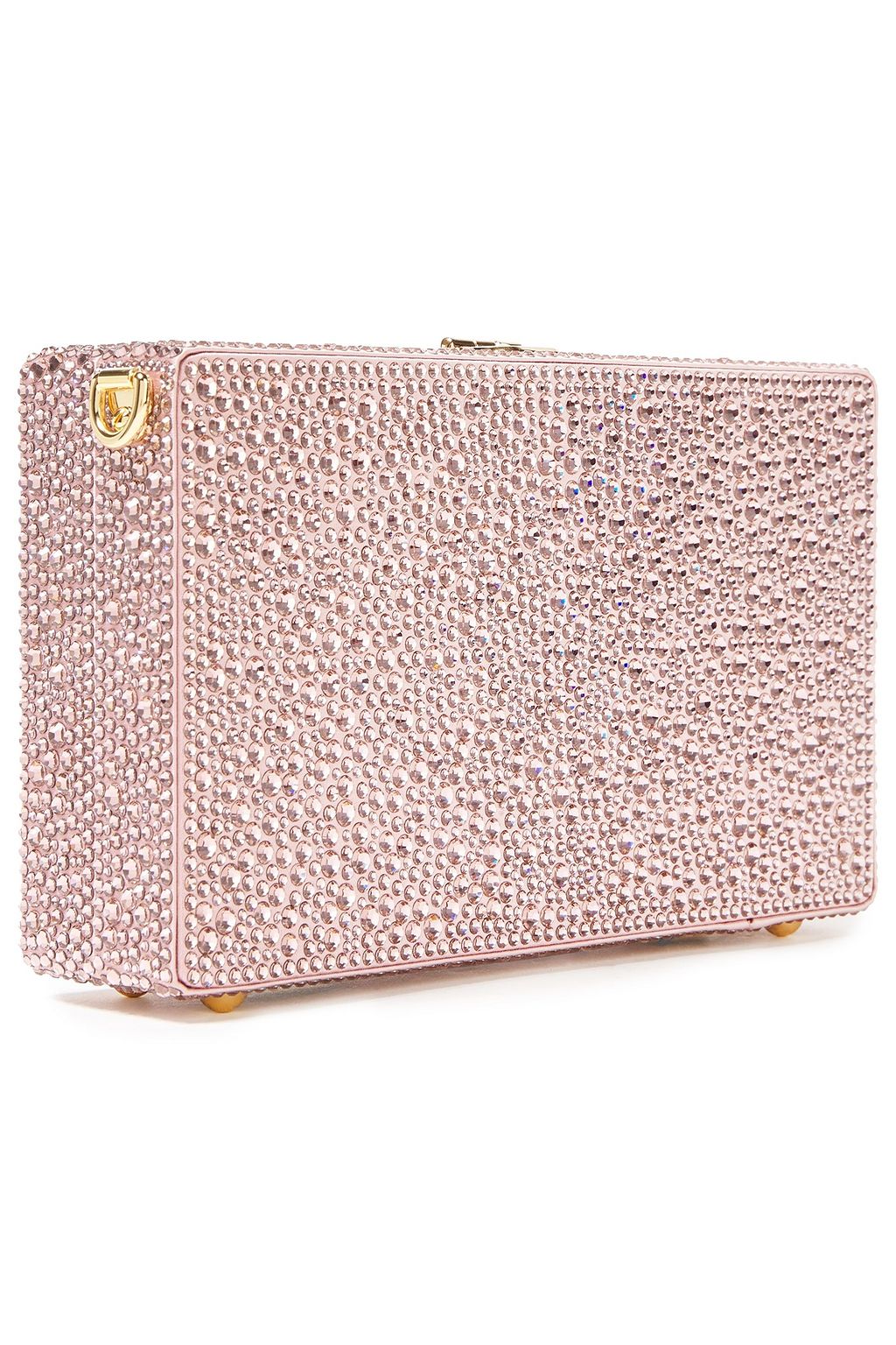 DOLCE&GABBANA Dolce crystal-embellished satin box clutch