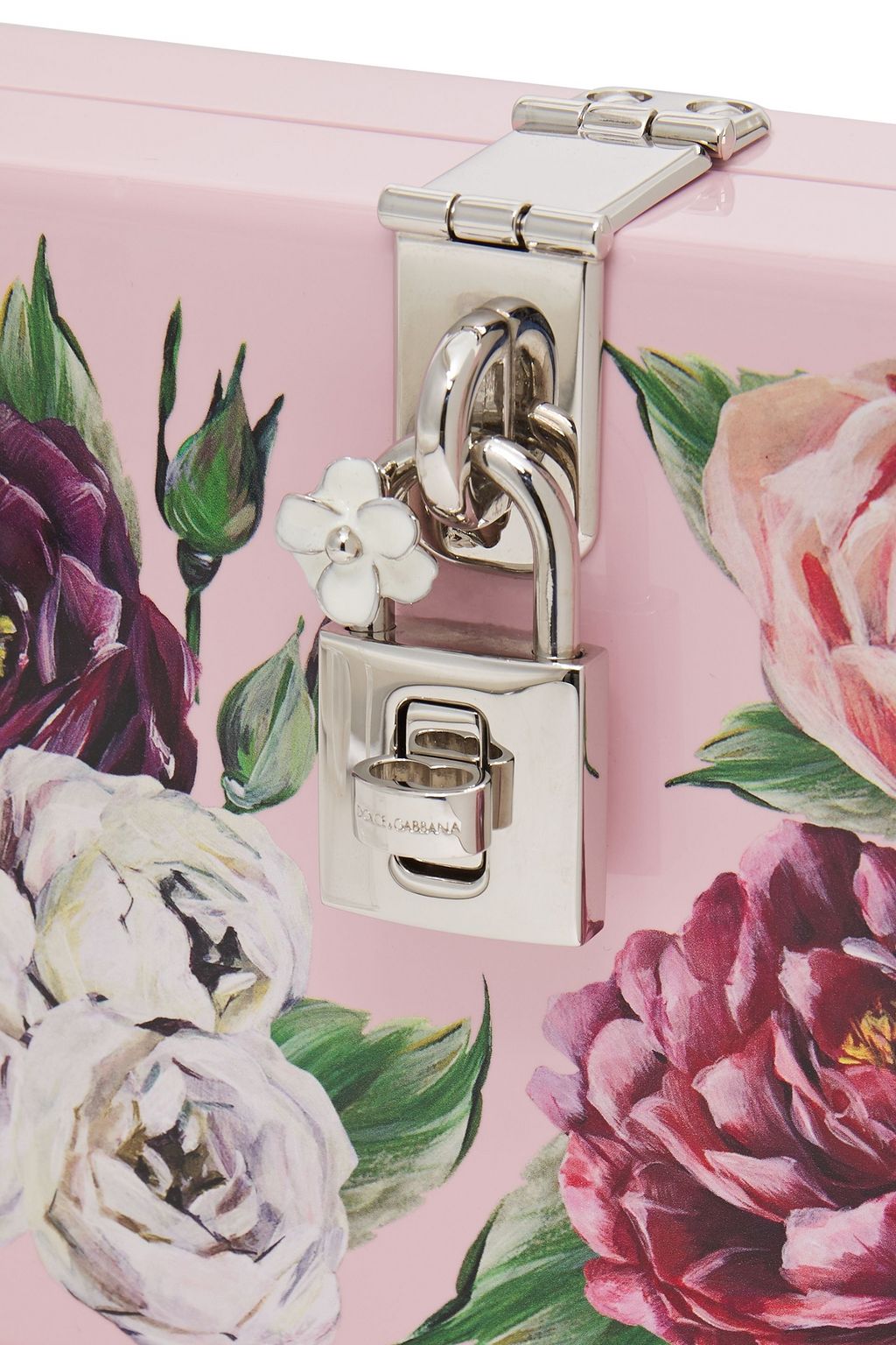DOLCE&GABBANA Dolce Box painted wood clutch