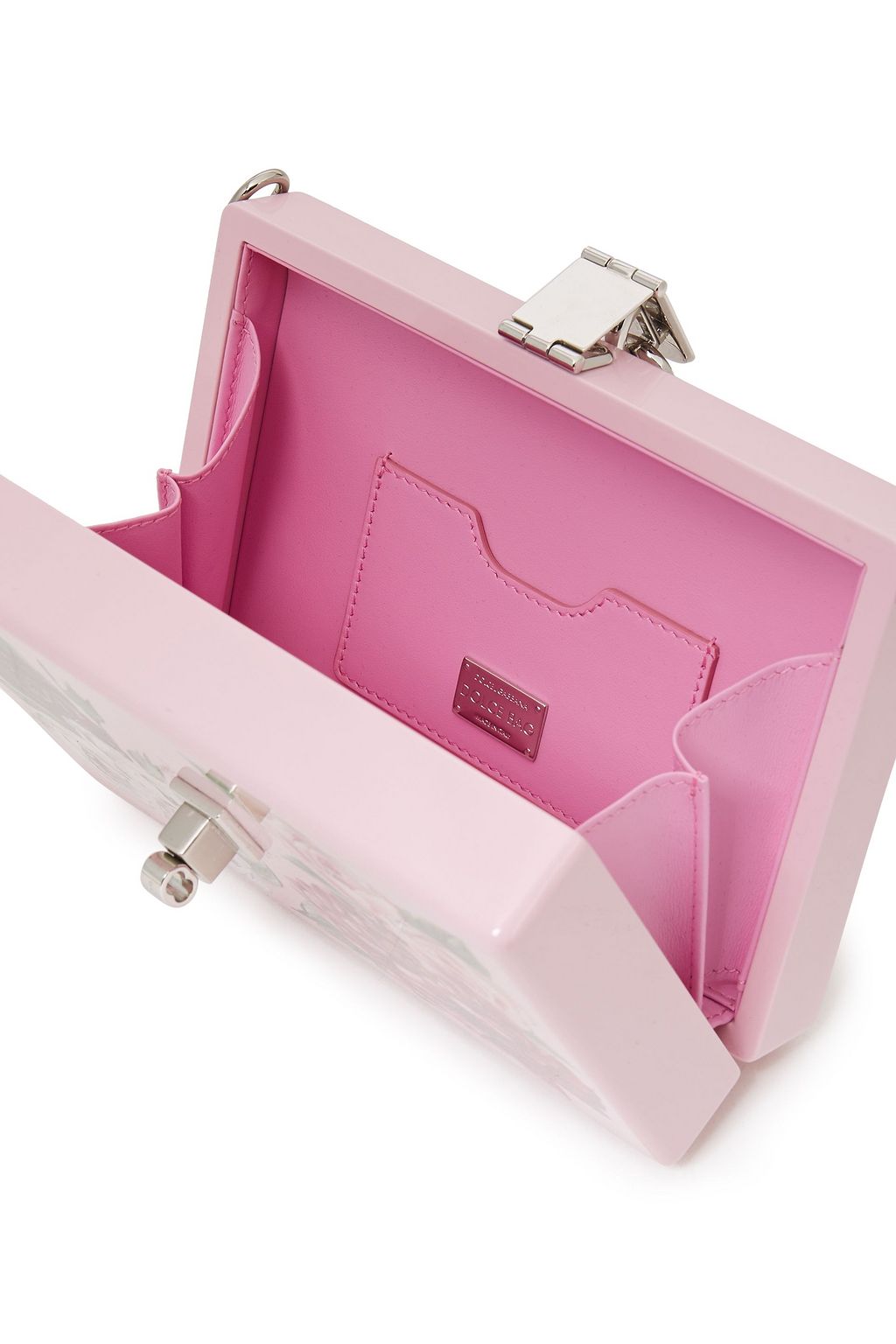 DOLCE&GABBANA Dolce Box painted wood clutch