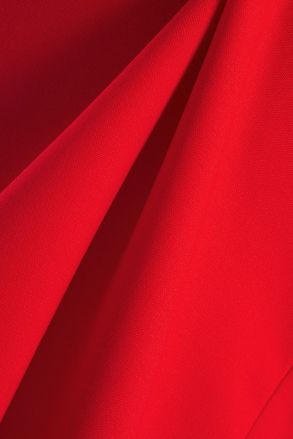 OSCAR DE LA RENTA Wool-blend cady dress