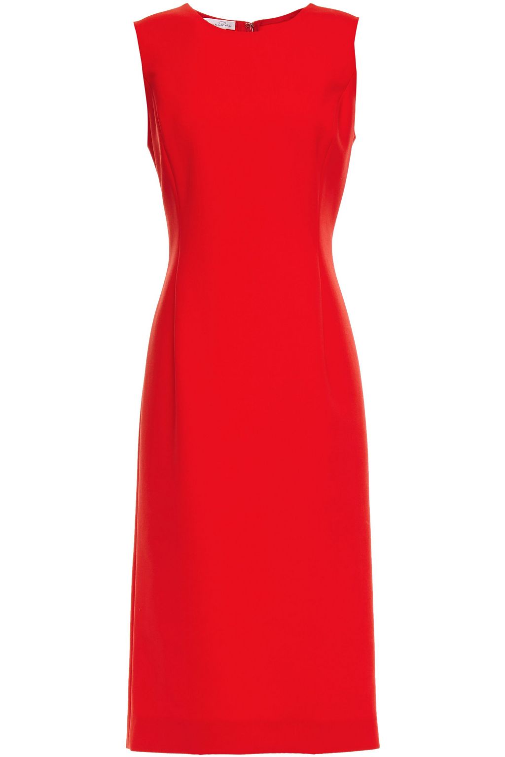 Tomato red Wool-blend cady dress | Sale up to 70% off | THE OUTNET ...