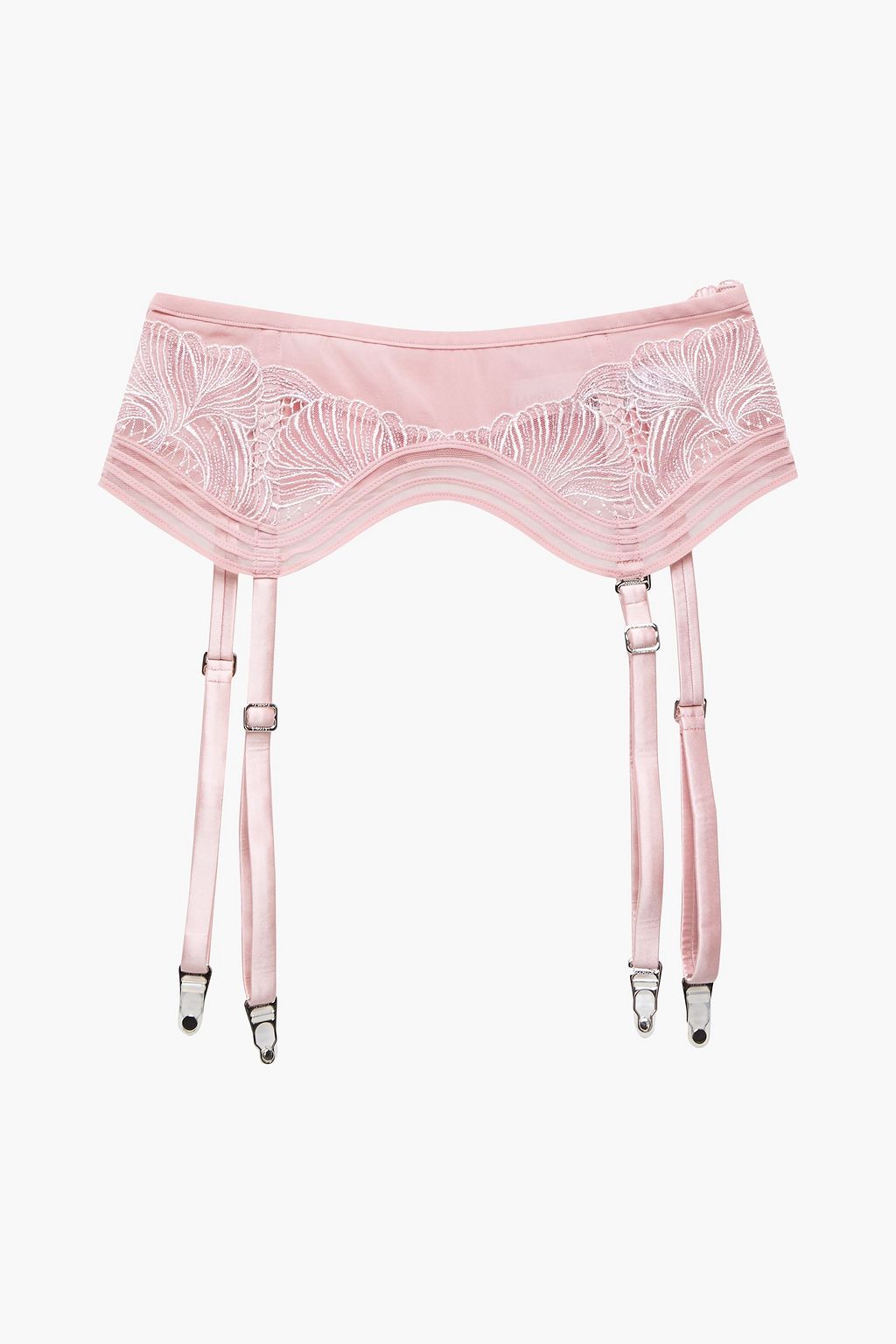 pink suspender belt