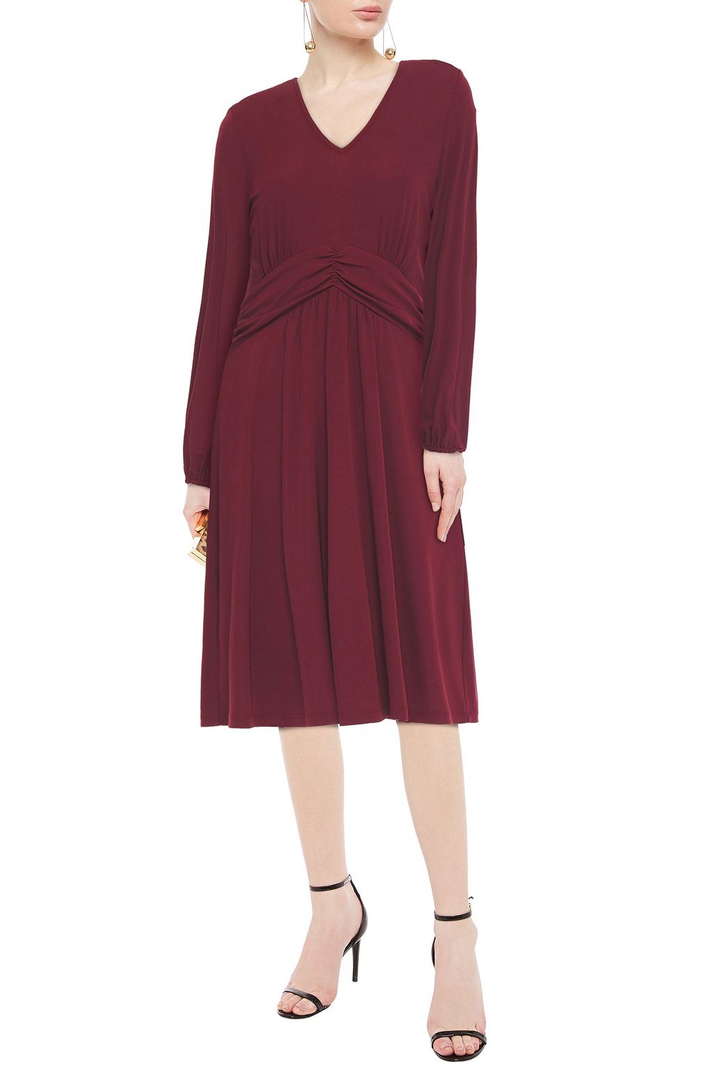 MICHAEL MICHAEL KORS Ruched stretch-jersey mini dress