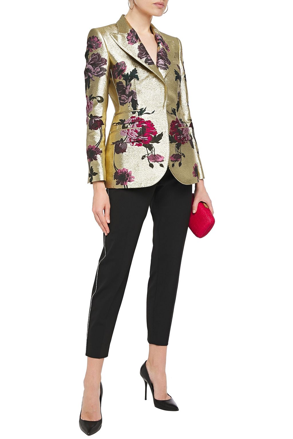 DOLCE&GABBANA Metallic brocade blazer