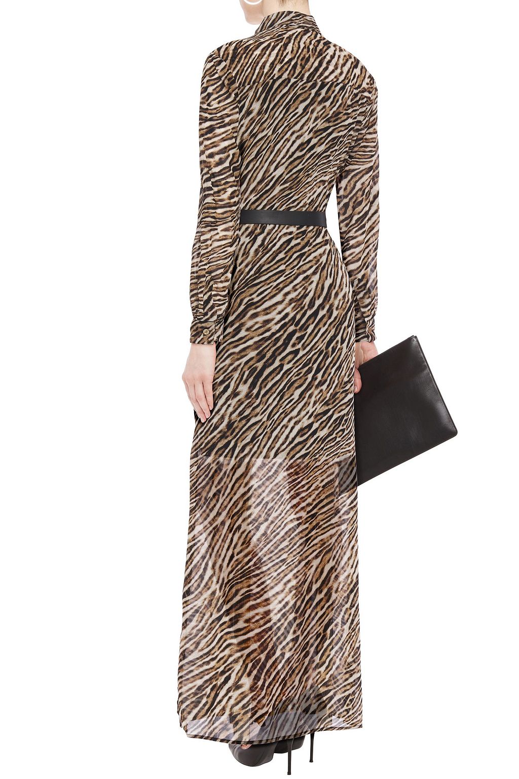 michael michael kors belted shirt dress