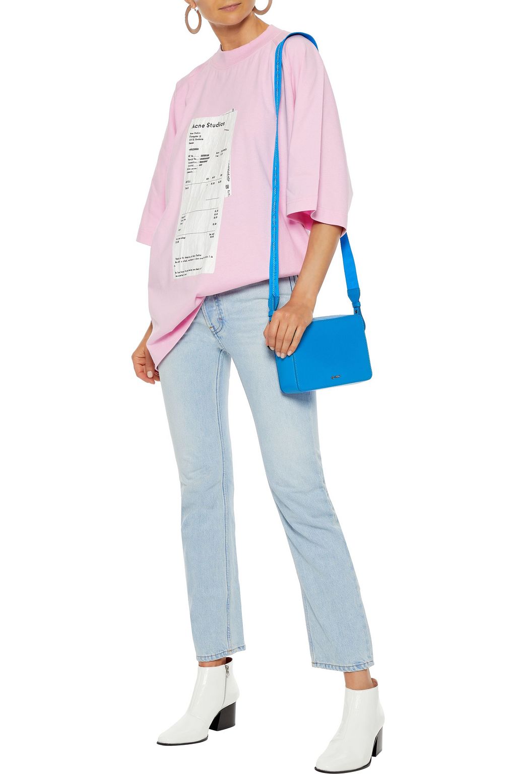 ACNE STUDIOS Log high-rise straight-leg jeans