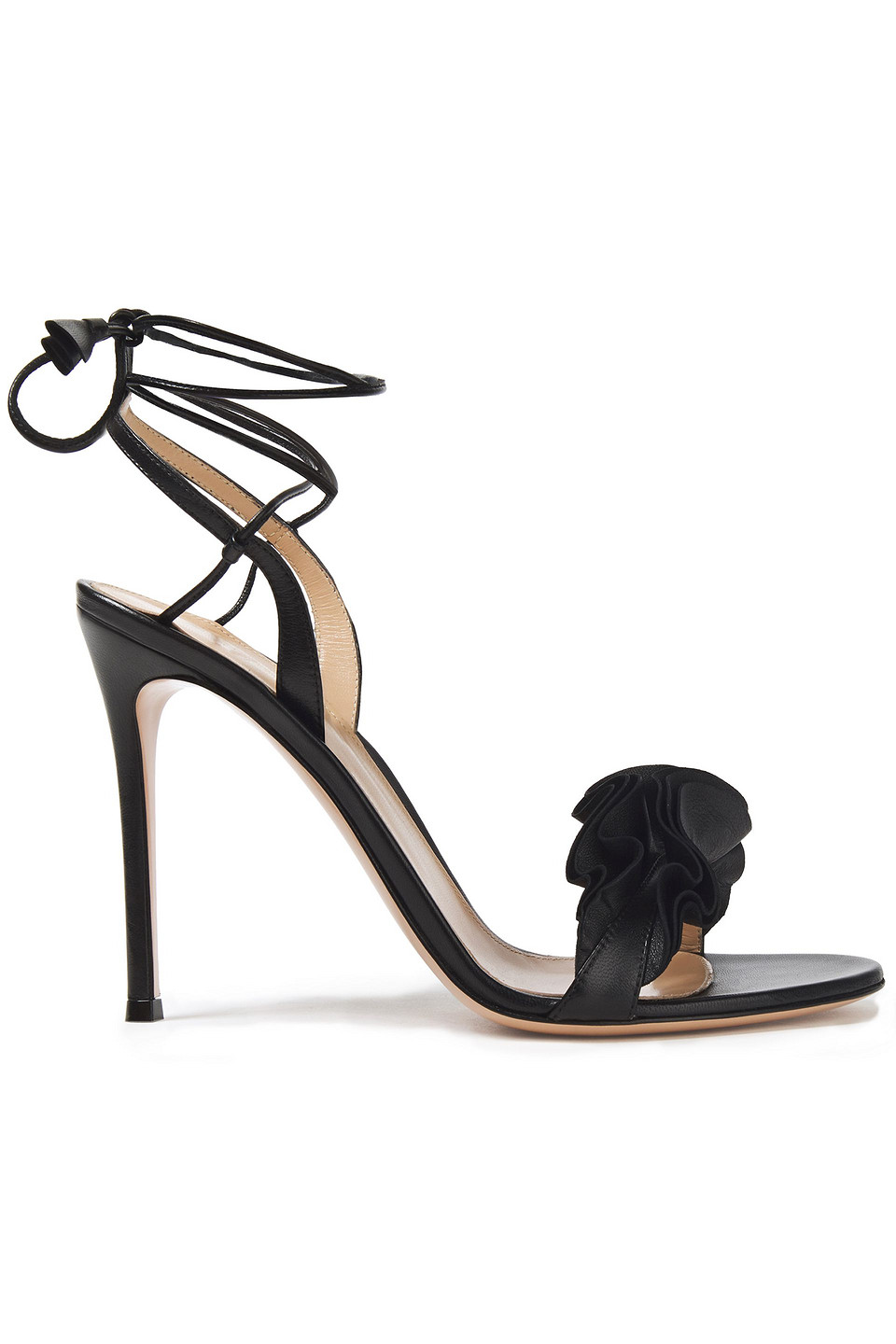 Gianvito Rossi Woman Leather-trimmed Suede Ankle Boots Black Size 41