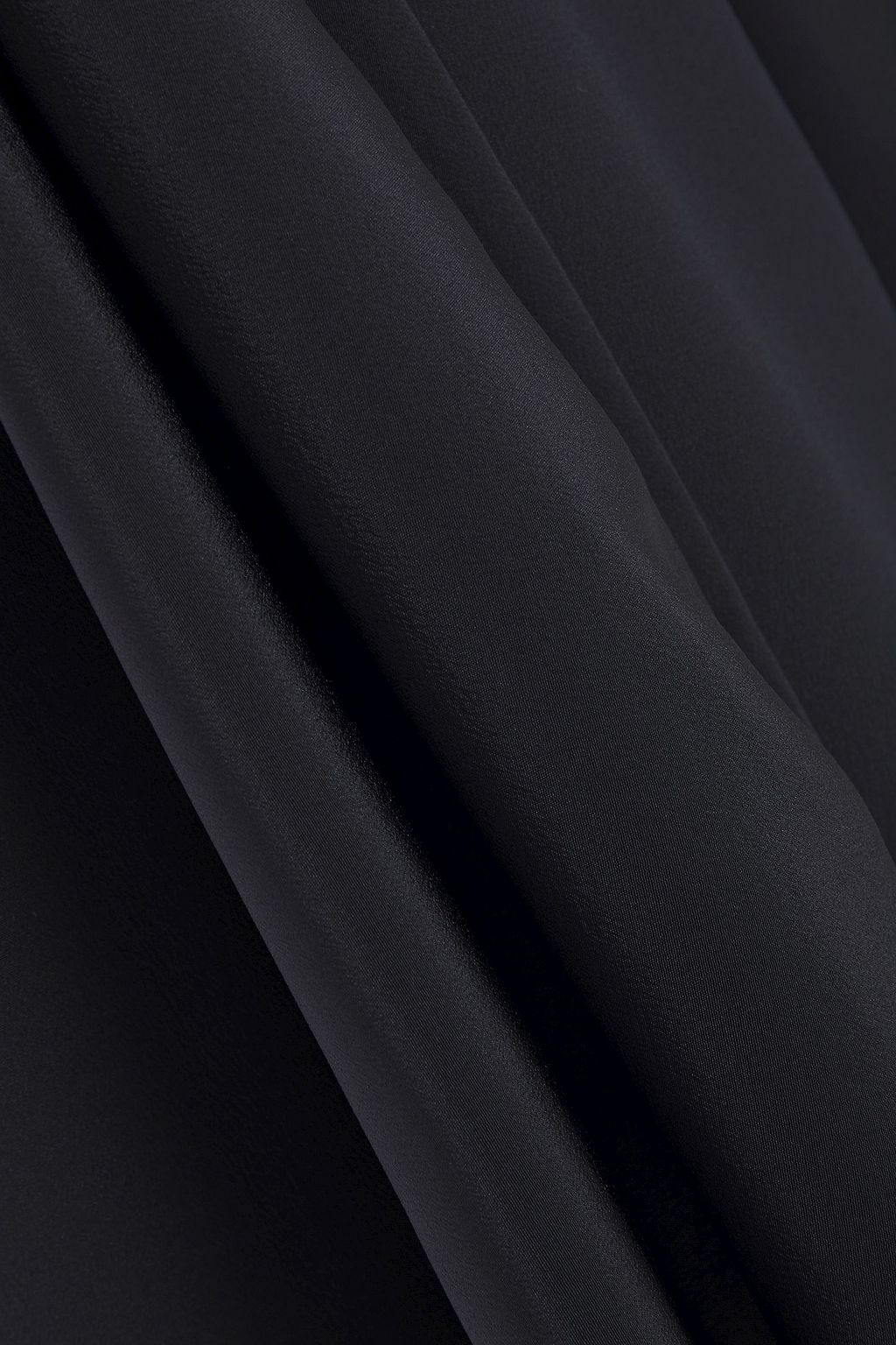 TIBI Tie-neck silk crepe de chine mini dress