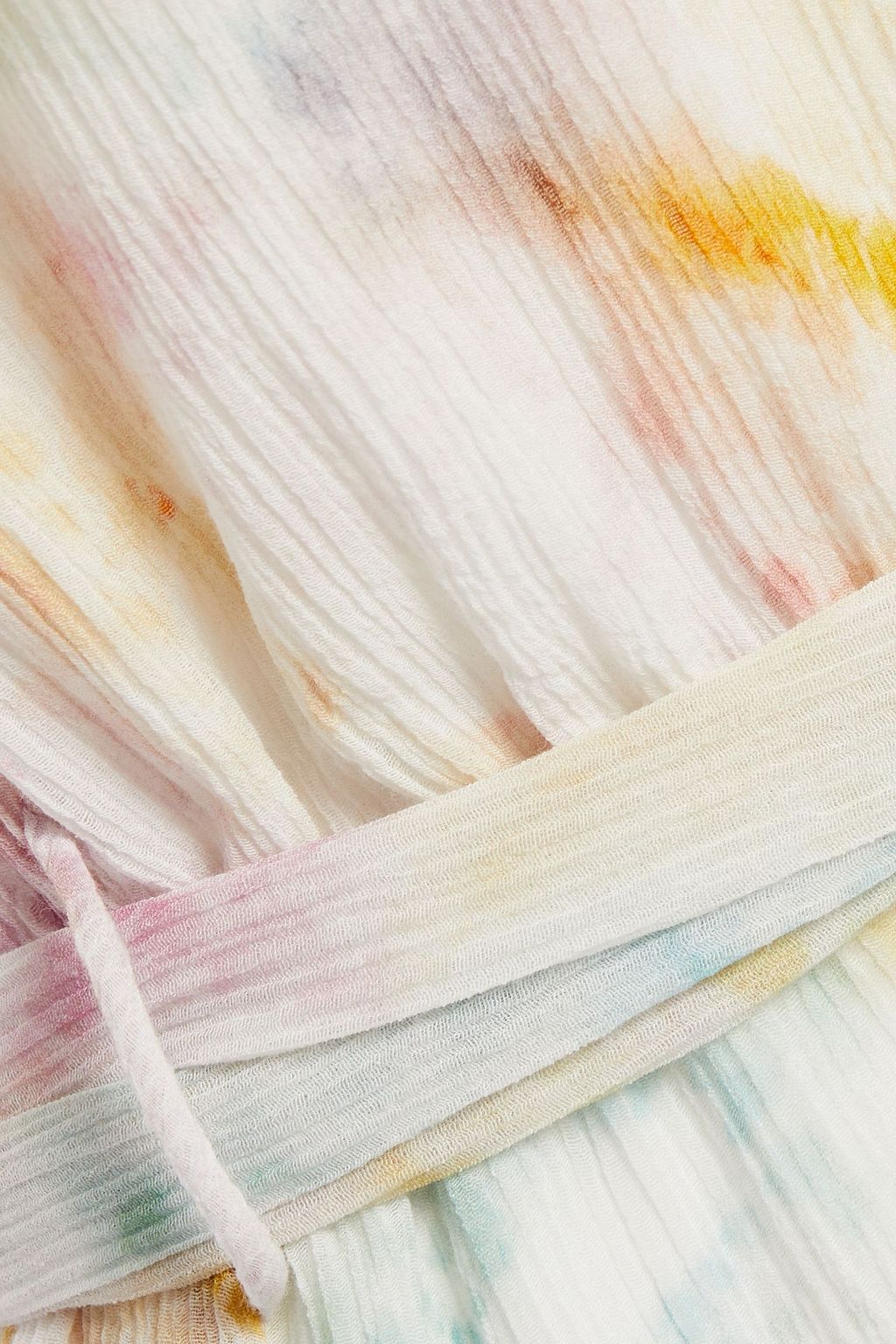TIGERLILY Saaralie tie-dyed cotton and silk-blend gauze wide-leg jumpsuit