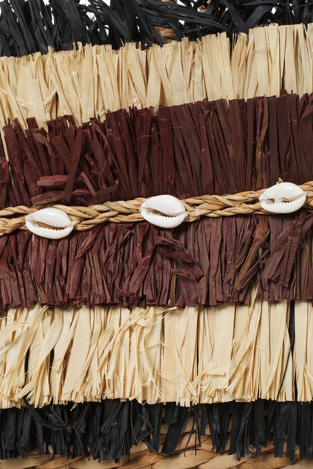 ARANÁZ Maika fringed embellished woven tote
