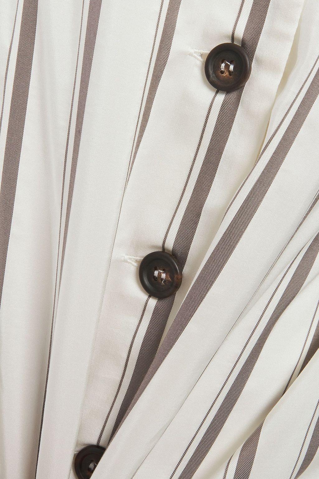 BRUNELLO CUCINELLI Striped silk top