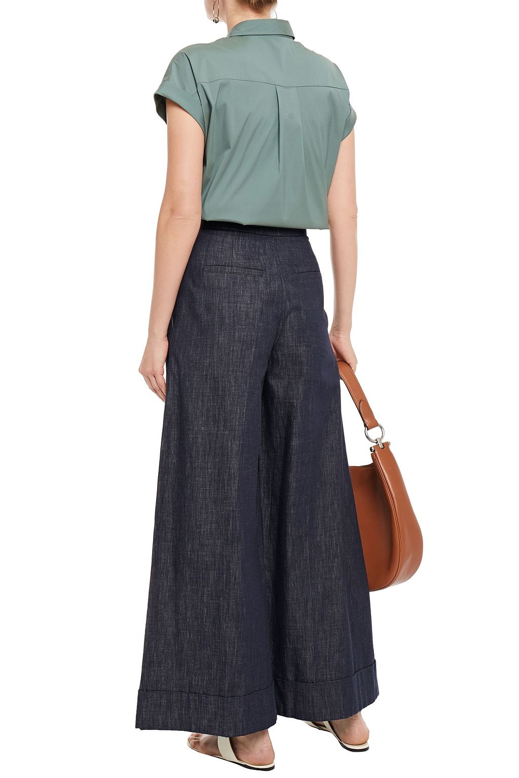 BRUNELLO CUCINELLI High-rise wide-leg jeans