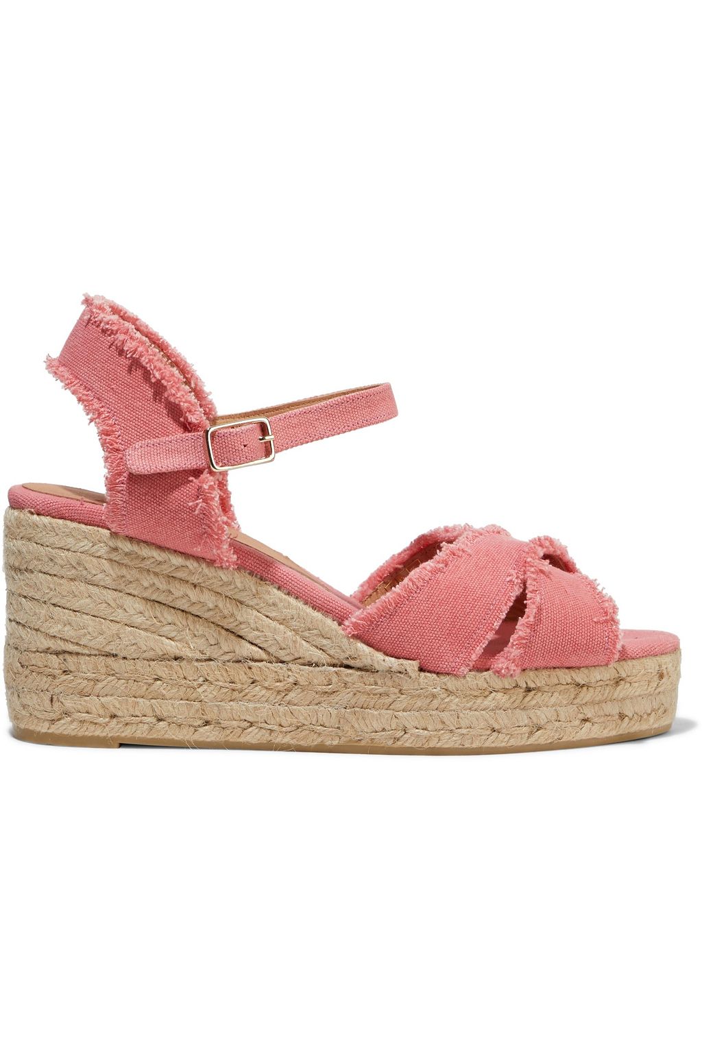pink espadrille sandals