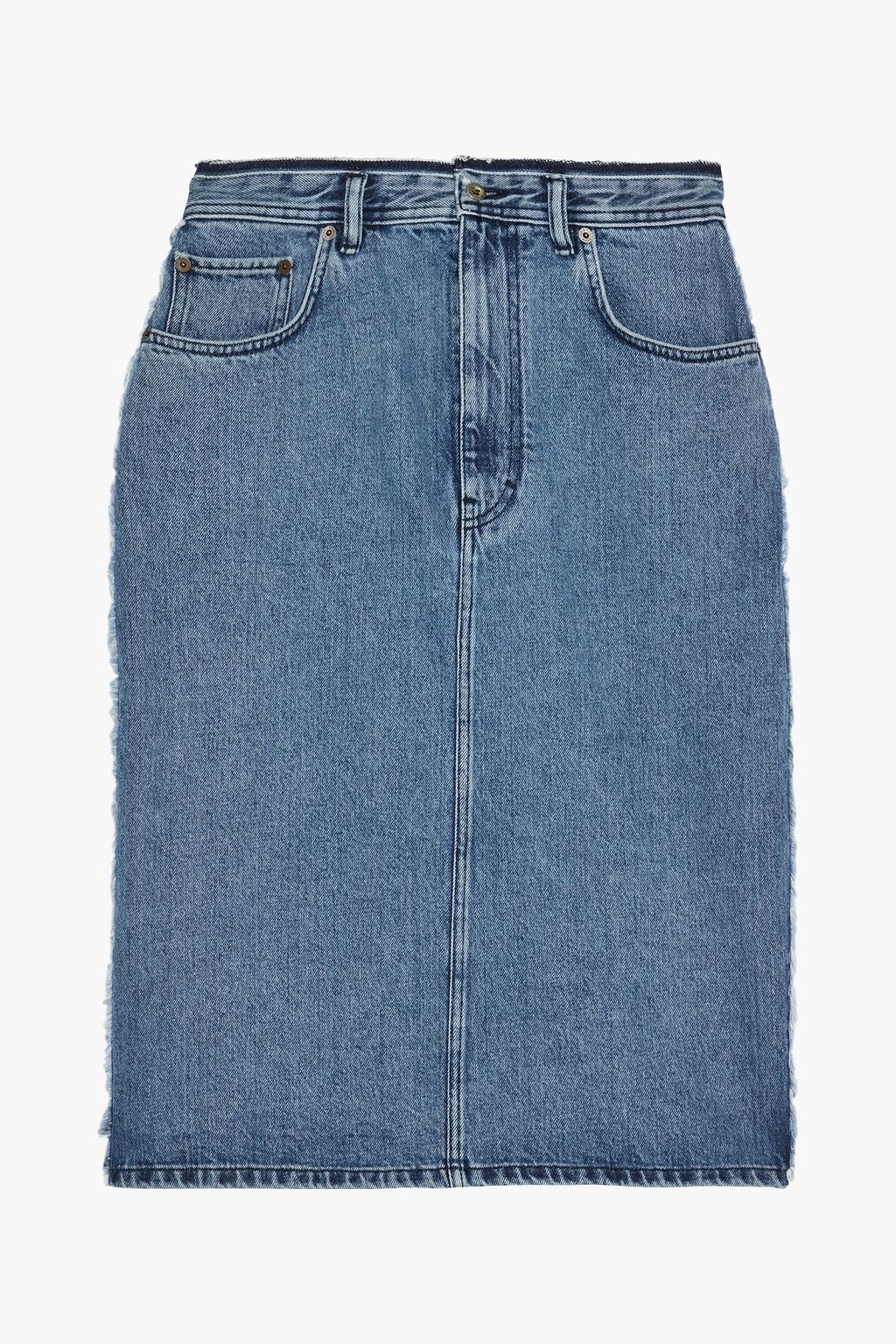 acne studios denim skirt