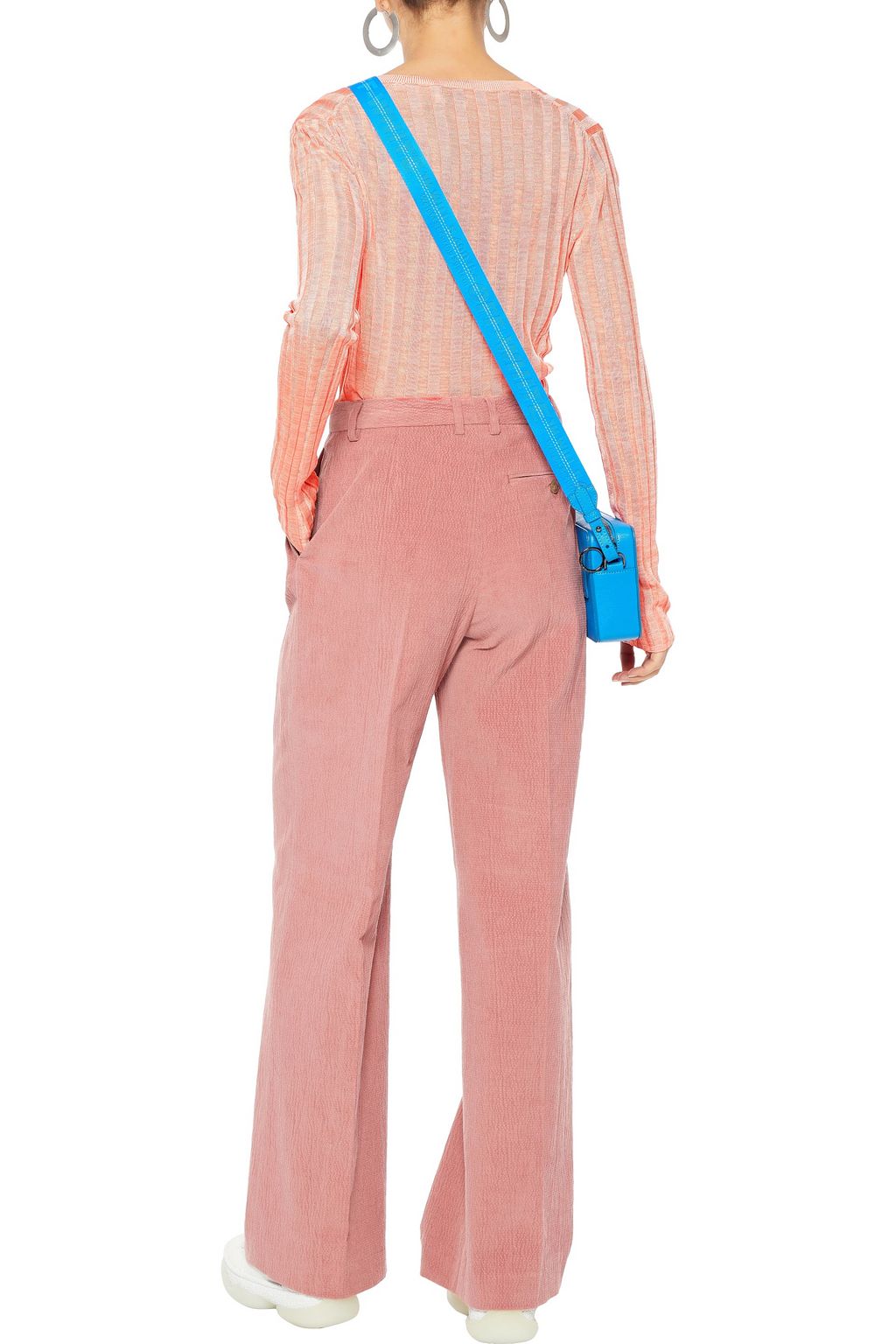 ACNE STUDIOS Sitha mélange ribbed-knit top