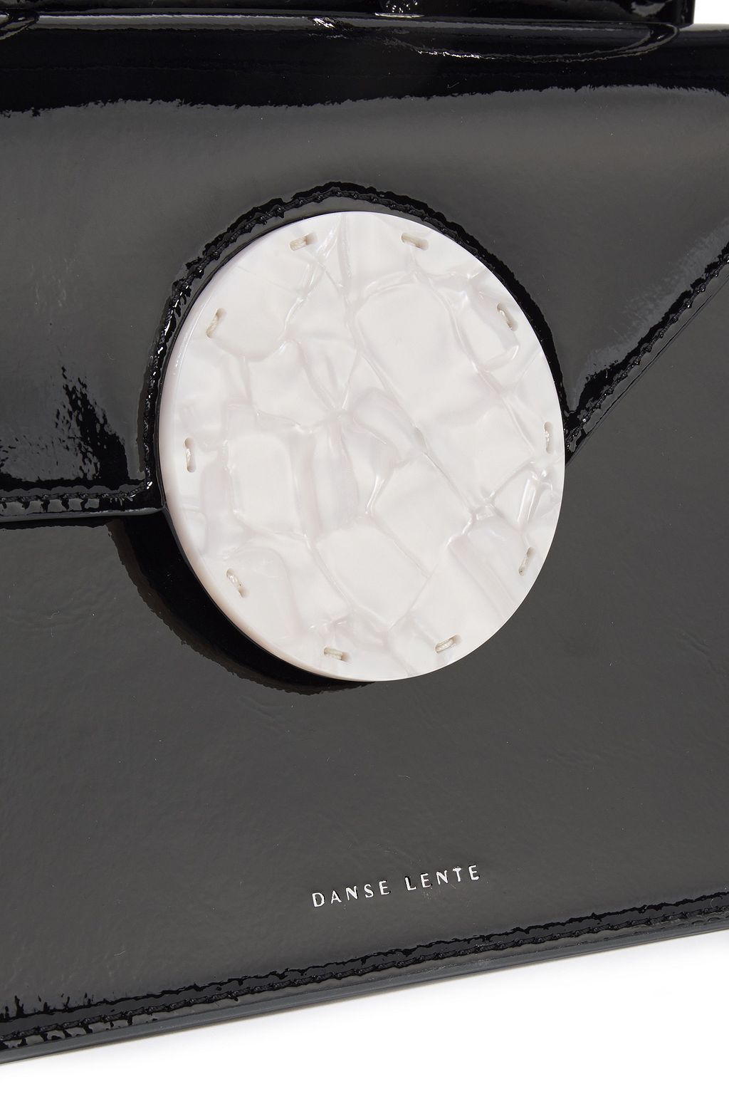 DANSE LENTE Phoebe Bis patent-leather shoulder bag
