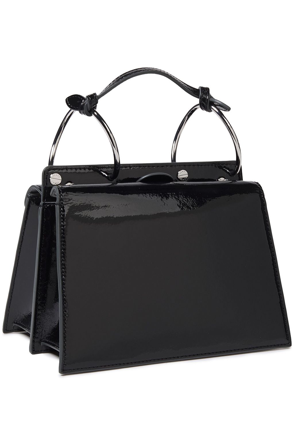 DANSE LENTE Phoebe Bis patent-leather shoulder bag