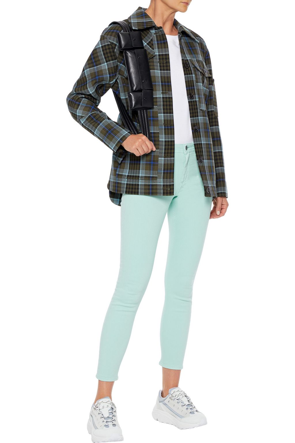 ACNE STUDIOS BLÅ KONST Climb faded mid-rise skinny jeans