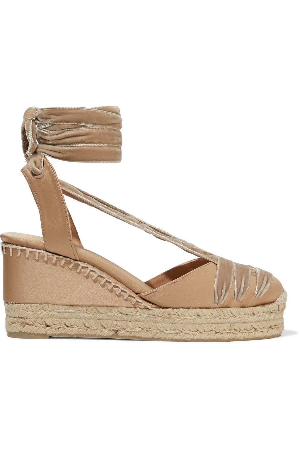 lace up wedge espadrilles