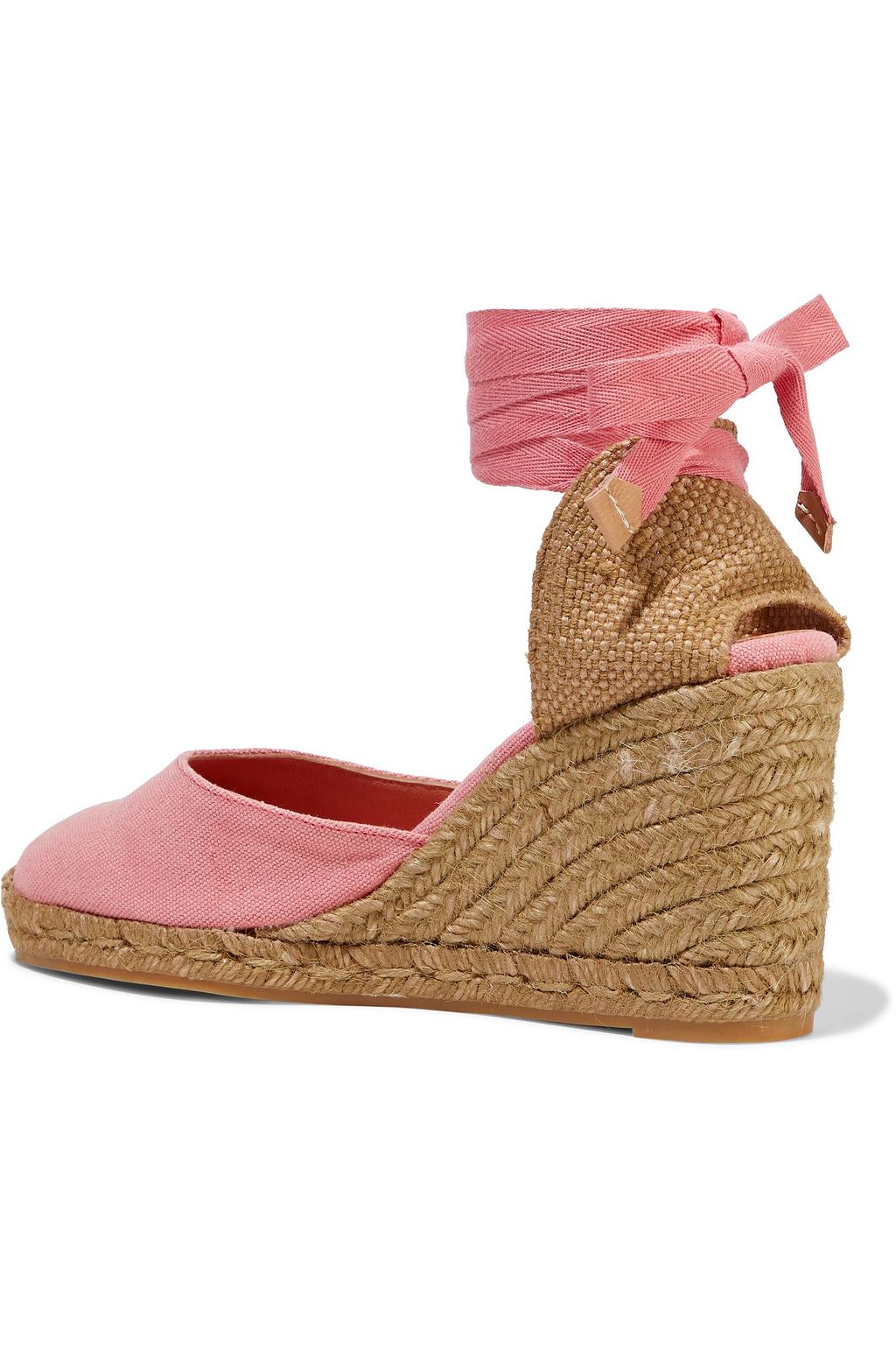 CASTAÑER Carina cotton-canvas wedge espadrilles