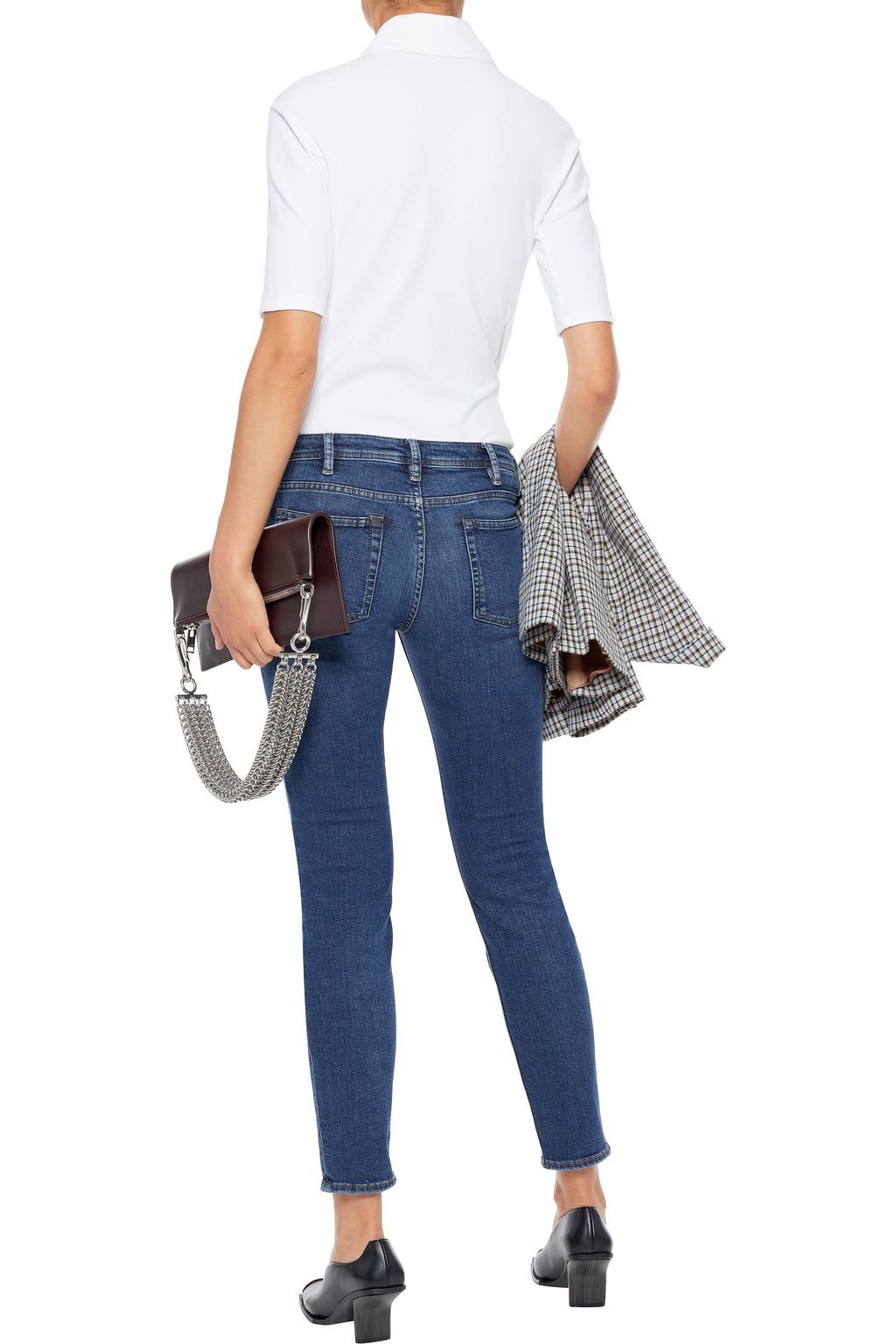 ACNE STUDIOS Climb cropped low-rise skinny jeans