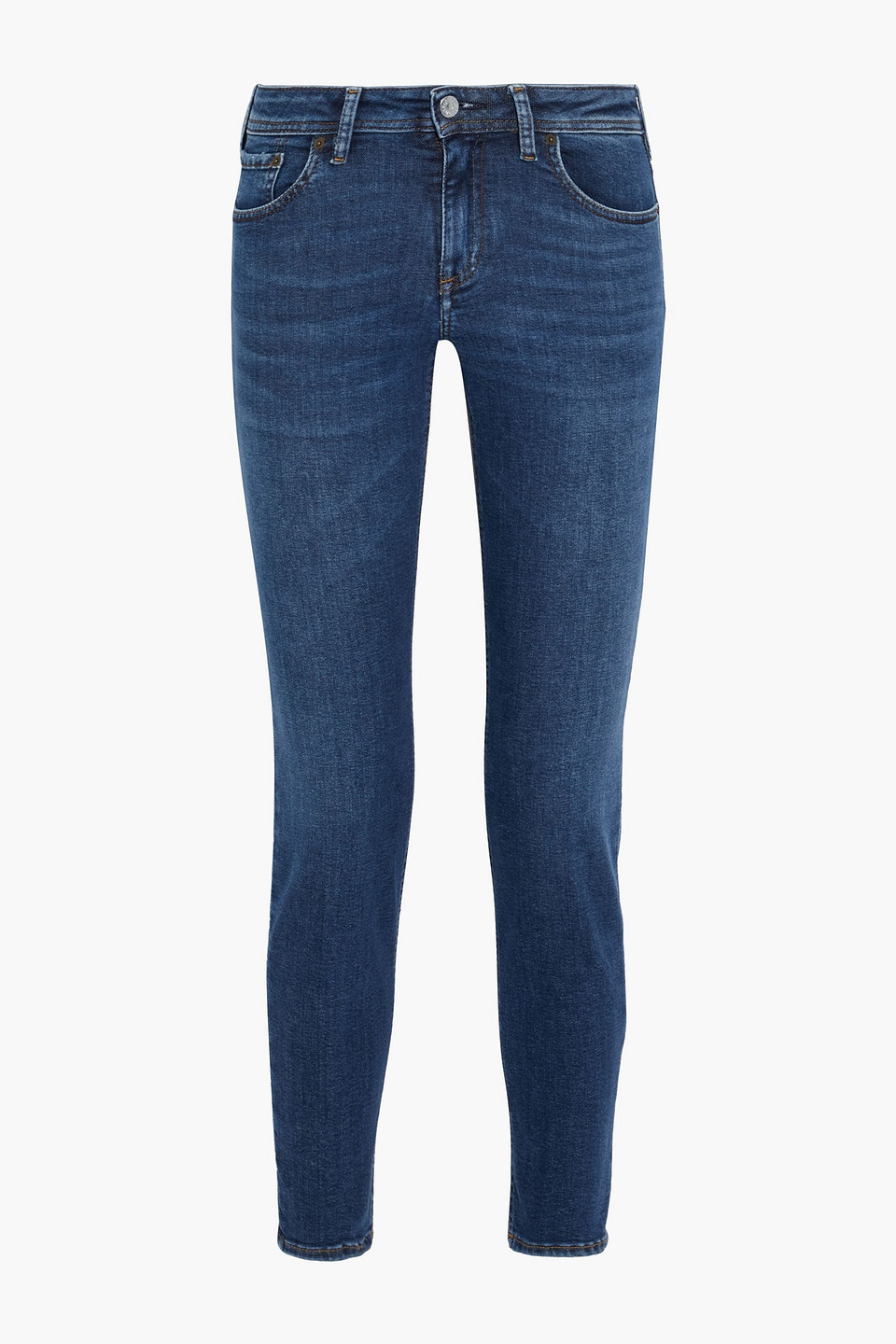 Climb cropped low-rise skinny jeans