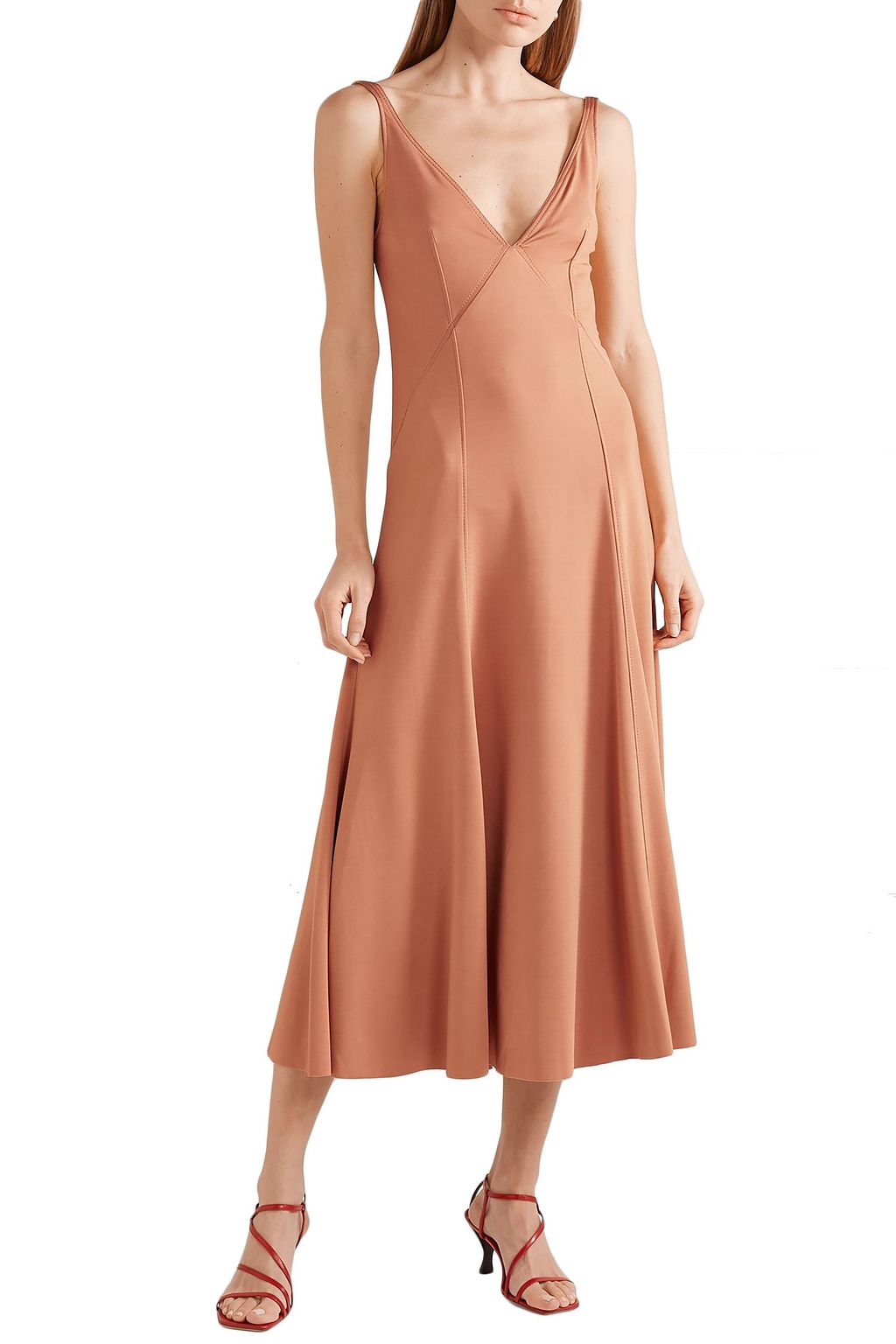 ACNE STUDIOS Dalice open-back stretch-jersey midi dress