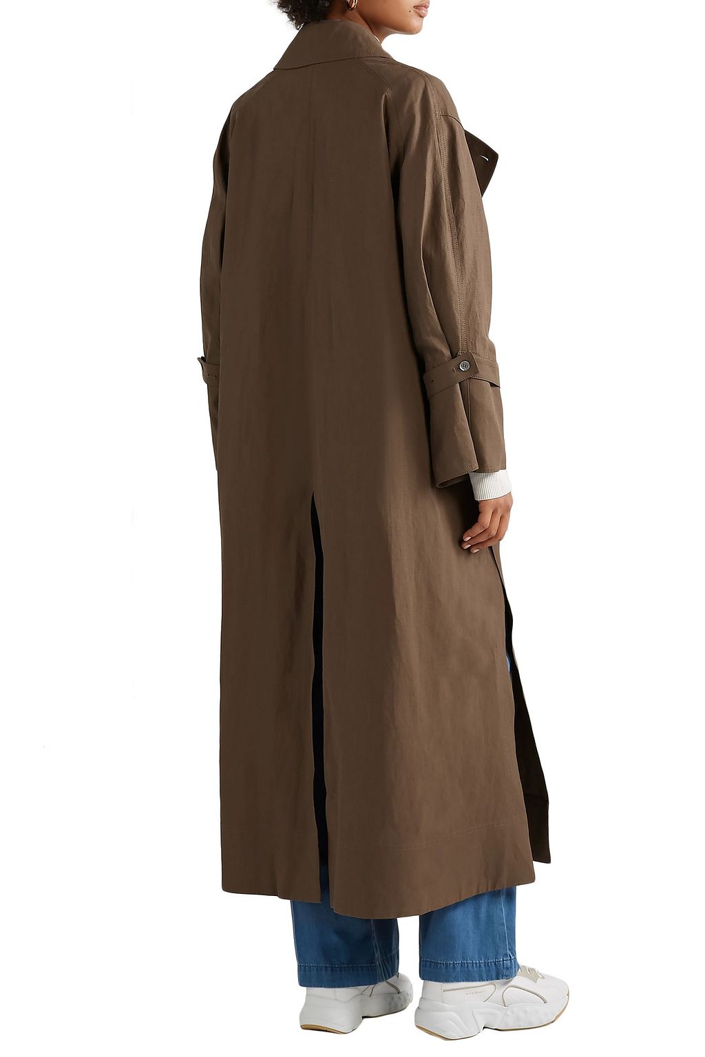ACNE STUDIOS Oriole oversized linen trench coat