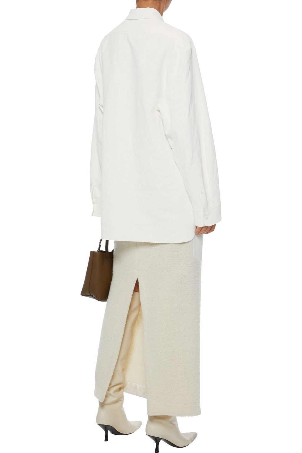 THE ROW Big Sisea linen-blend shirt