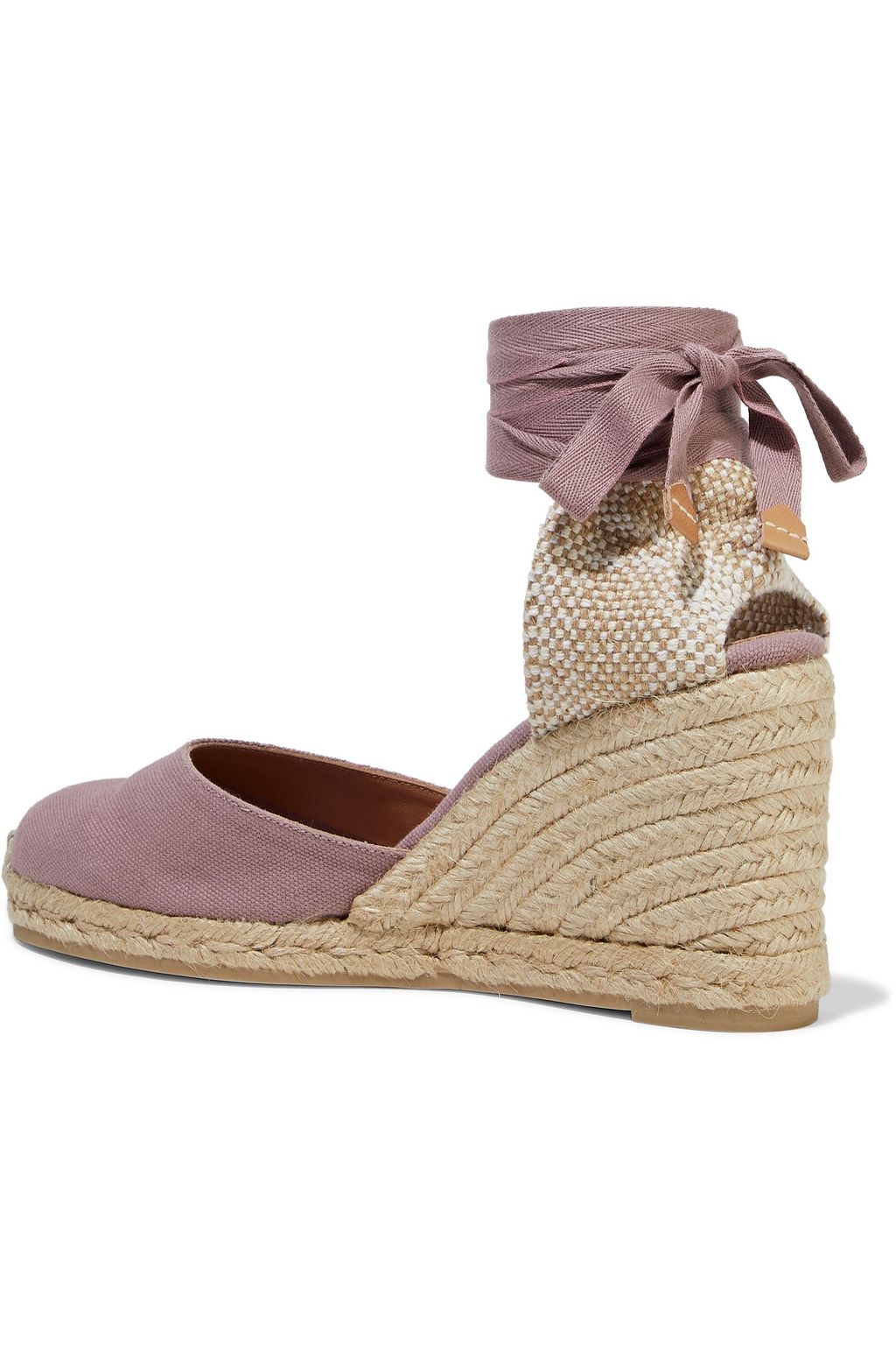 CASTAÑER Carina cotton-canvas wedge espadrilles