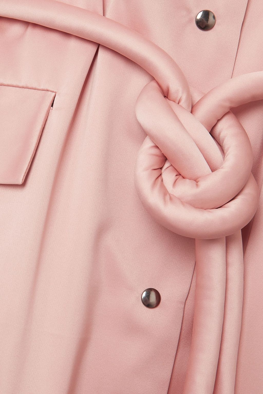 KASSL EDITIONS Belted satin trench coat