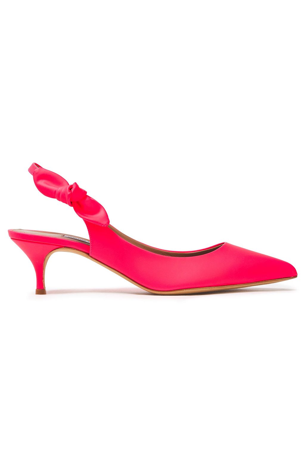 bright pink suede heels