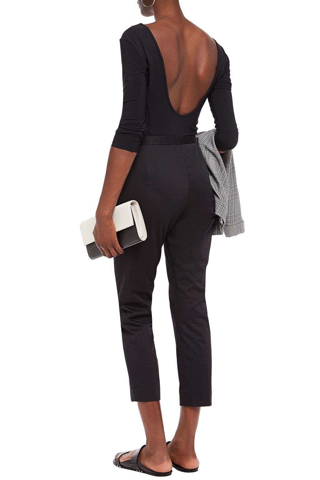 MARC JACOBS Cropped cotton-blend slim-leg pants