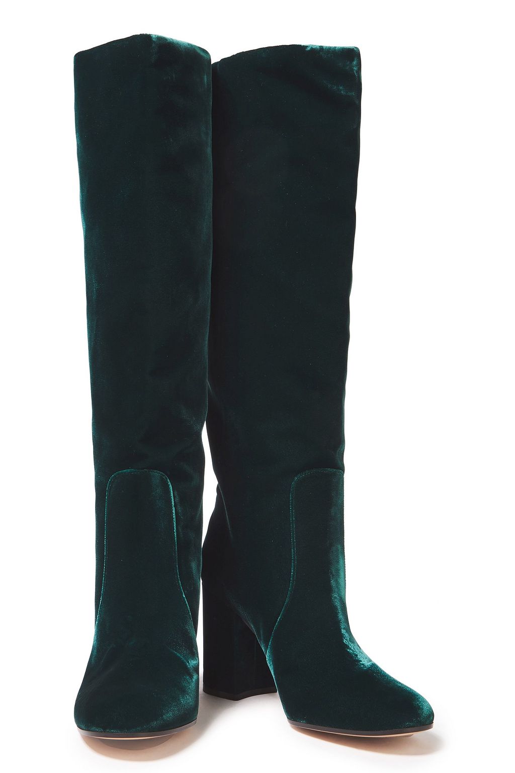 GIANVITO ROSSI Regan velvet knee boots