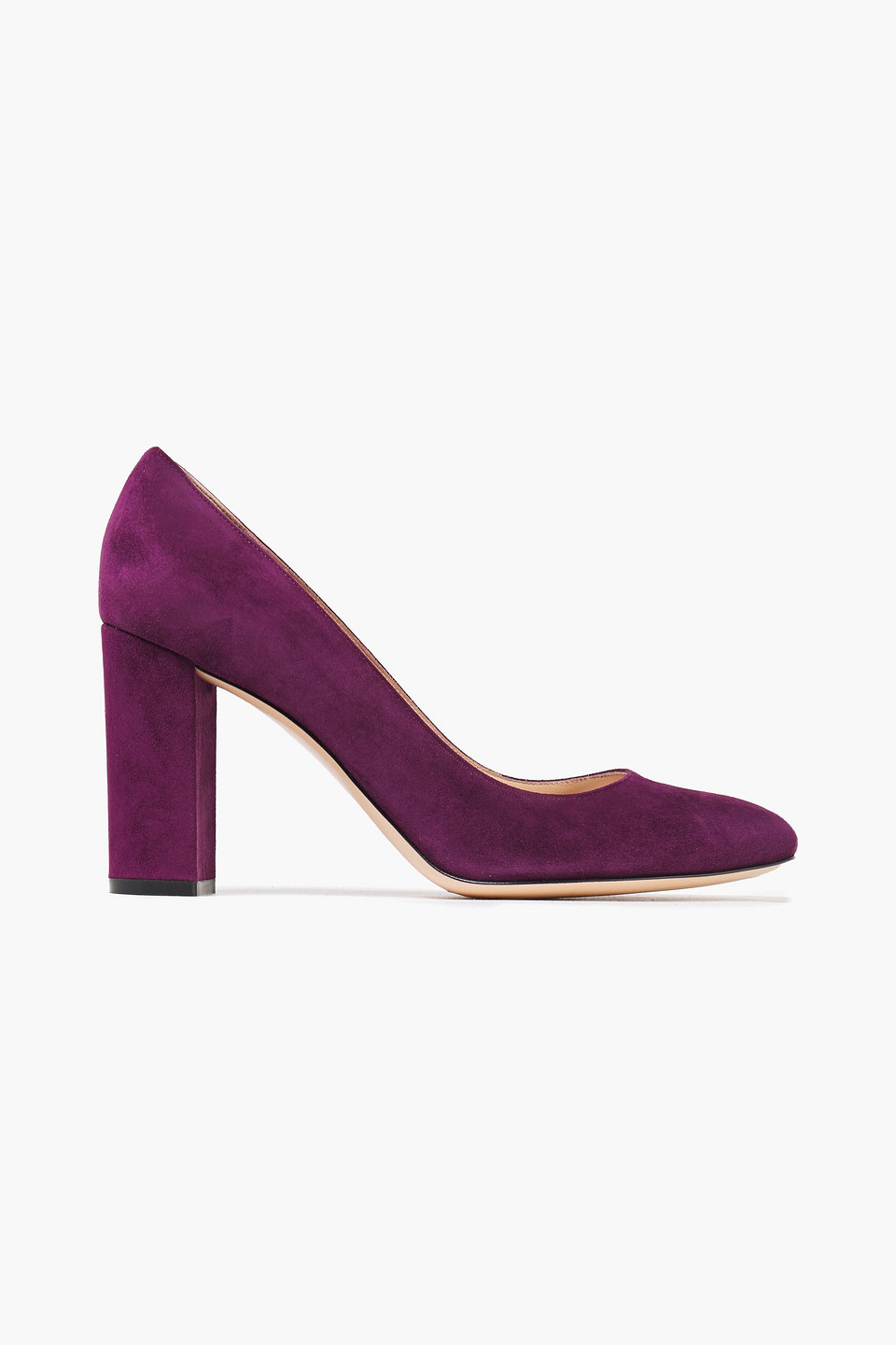 Gianvito Rossi Woman Linda Suede Pumps Violet Size 36.5