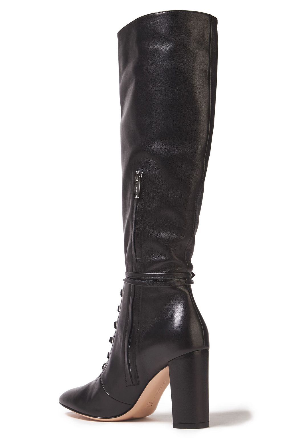 GIANVITO ROSSI Melissa 85 lace-up leather knee boots