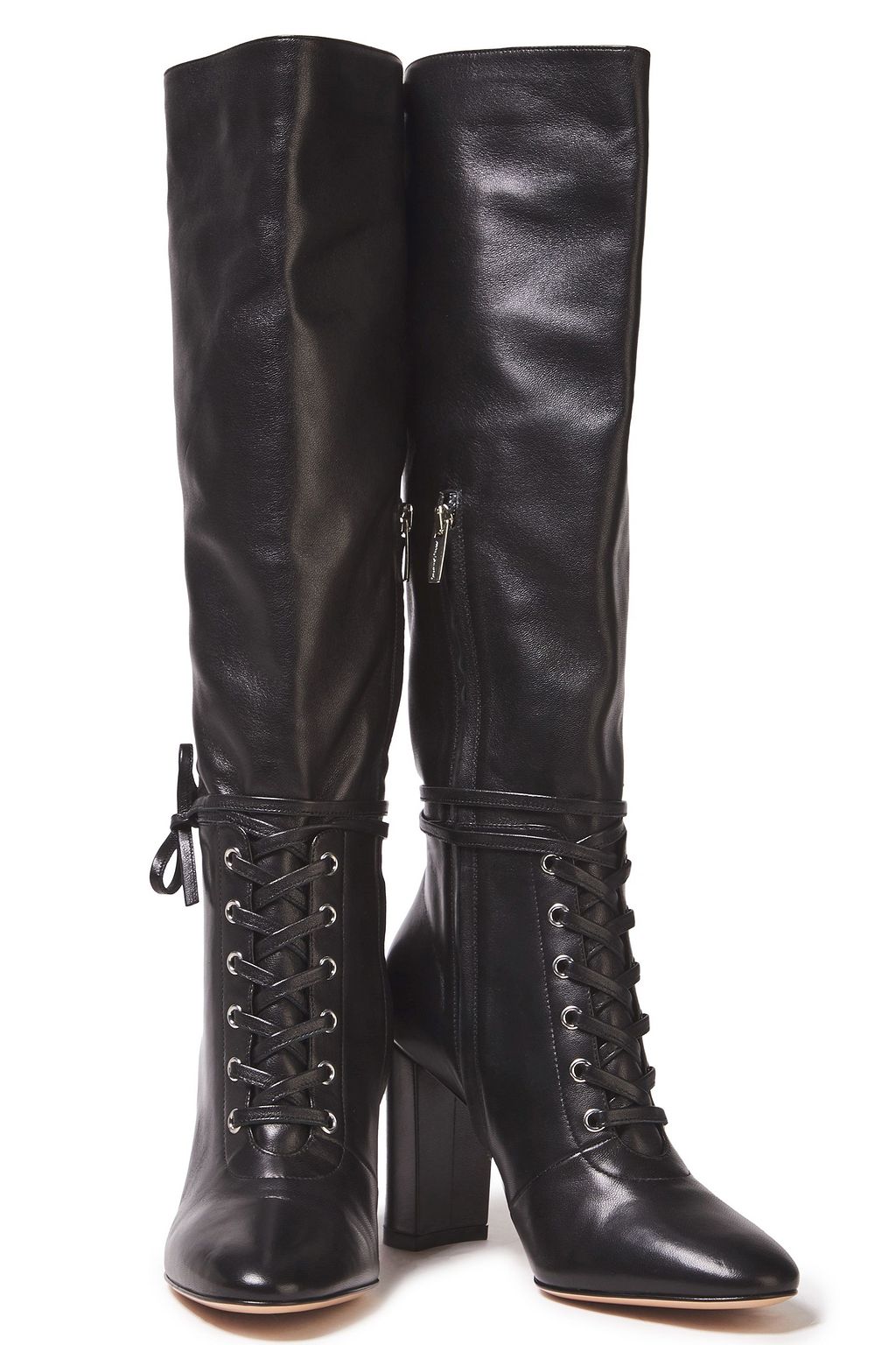 GIANVITO ROSSI Melissa 85 lace-up leather knee boots
