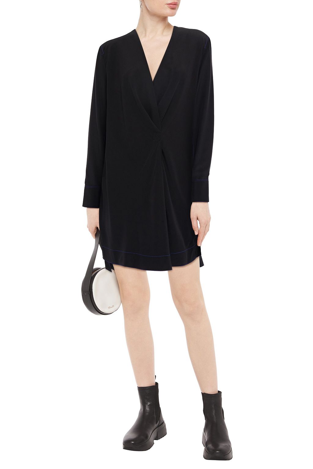 RAG & BONE Silk crepe de chine mini dress