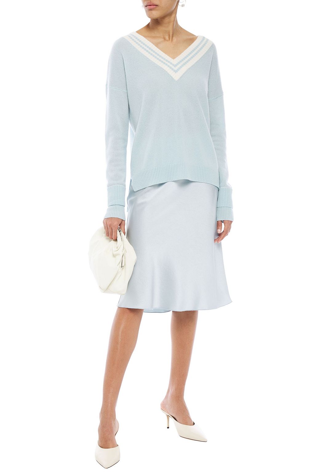 CHARLI Clemmie striped cashmere sweater