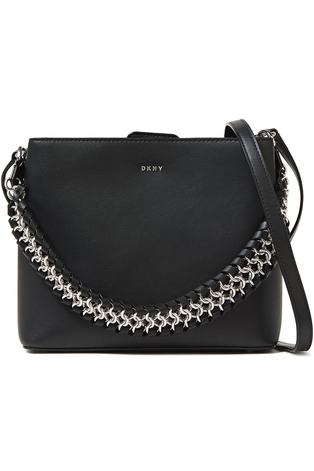 dkny black chain bag